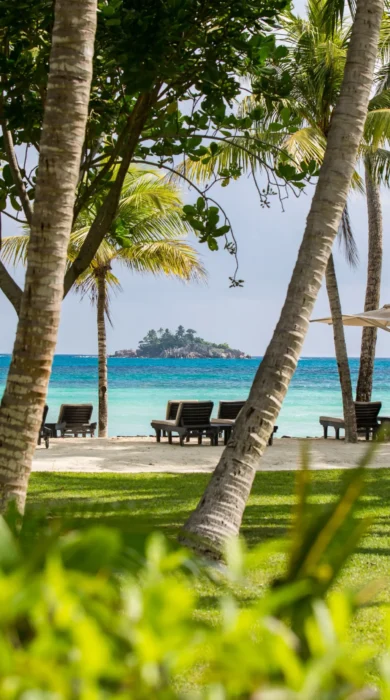 Seychelles beach setting