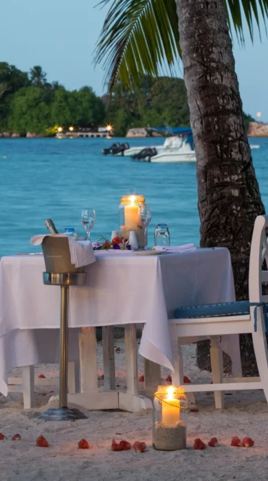 Seychelles romantic dining