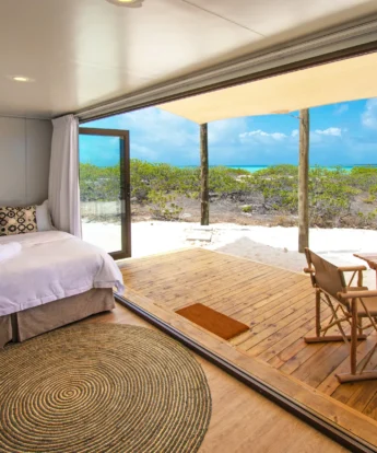 BlueSafari cosmo beach cabanna double bed room seychelles