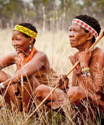 Bushmen experience, San Camp, Makgadikgadi Salt Pans, Botswana