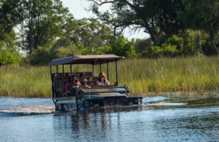 Wilderness Little Vumbura, Game Drive, Okavango Delta, Botswana