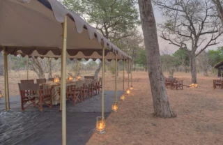 Guest area, &Beyond Chobe Under Canvas, Botswana