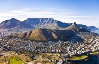 Table top mountain, cape town, south africa