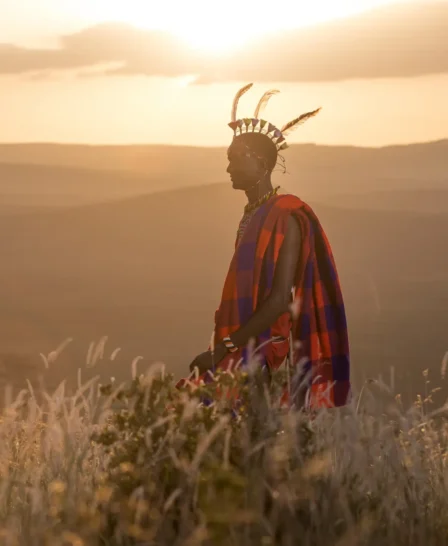 Maasai Warrior, Sirikoi Lodge, Lewa Wildlife Conservatory, Kenya