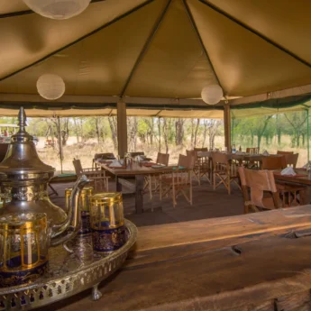 Dining, Nasikia Mobile Migration Camp, The Serengeti, Tanzania