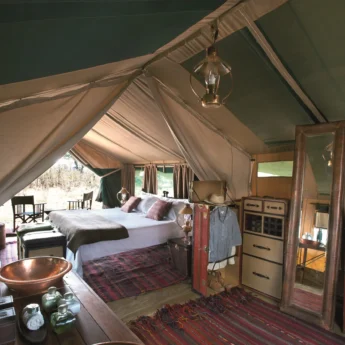 Bedroom, Selinda Exploreres Camp, The Linyanti, Botswana