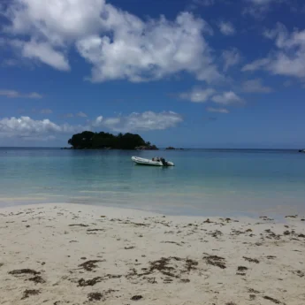 Boat, Praslin Island, Seychelles