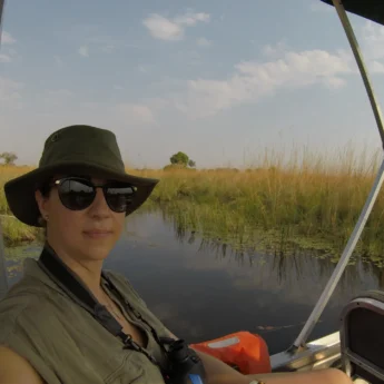 solo safari angela boat cruise delta botswana yellow zebra safaris
