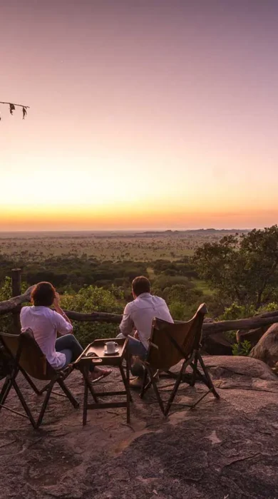 Sunset views, Serengeti Pioneer Camp, Tanzania