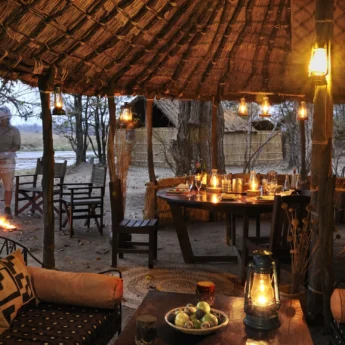 Outdoor Dining, Mwaleshi Camp, North Luangwa NP, Zambia