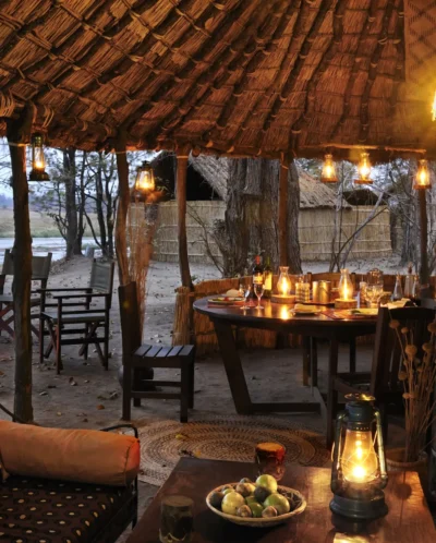 Outdoor Dining, Mwaleshi Camp, North Luangwa NP, Zambia