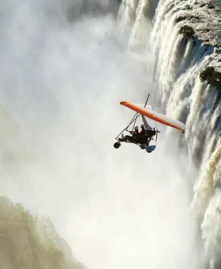 Microlight Flight, Victoria Falls, Zimbabwe, Zambia