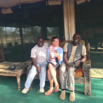 Lauren on with Lodge Team, Meet the Team