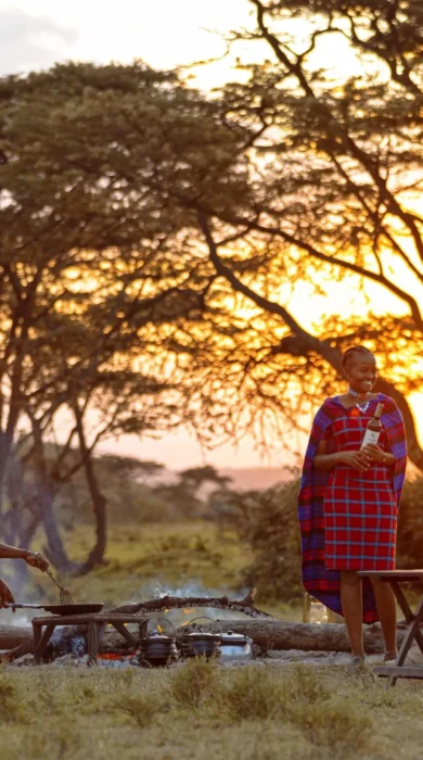 Sundowners, Kicheche Bush Camp, Greater Mara Conservancies, Kenya