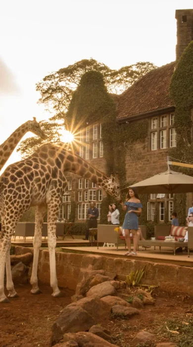 Seating Area, Giraffe Manor, Nairobi, Kenya