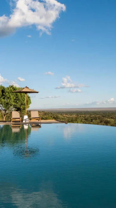 Swimming pool, Governors Mugie House, Kenya