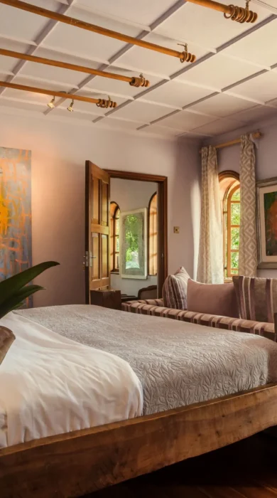 Master bedroom at Eden Nairobi, Kenya