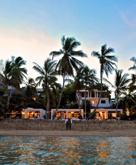 palm garden wedding, lamu beach, kenya vacation