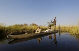 mokoro safaris, moremi game reserve, africa holidays