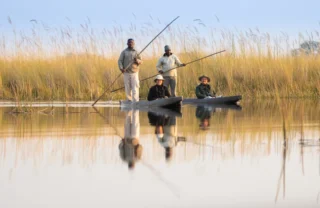 Mokoro activity, Kwando Splash Camp, Botswana