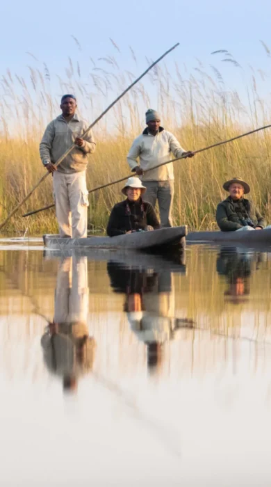 Mokoro activity, Kwando Splash Camp, Botswana