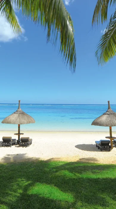 sun loungers, west coast mauritius, africa safaris