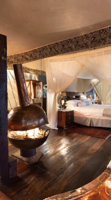 Room View, Zarafa Camp, Okavango Delta, Botswana