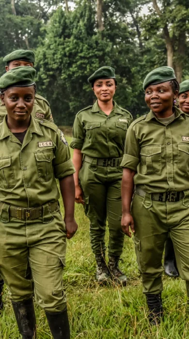 Virunga Female Rangers Solange Virunga National Park