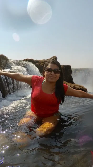 Antonina, Angels Pool, Victoria Falls