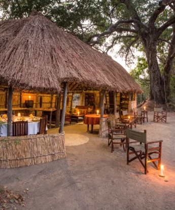 mwaleshi camp entrance zambia yellow zebra safaris