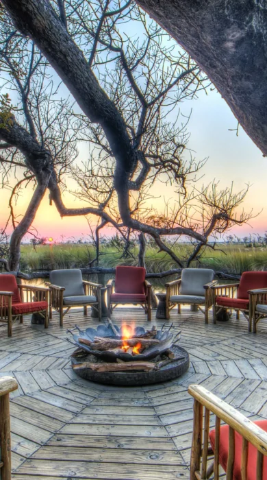 camp xakanaxa fire deck