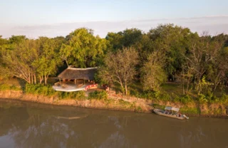 Exterior, Nkwali Camp, South Luangwa, Zambia