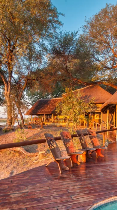 Pool, Lagoon Camp, Kwando Reserve, Botswana
