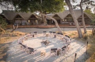 Firepit, Kwando Splash Camp, Botswana
