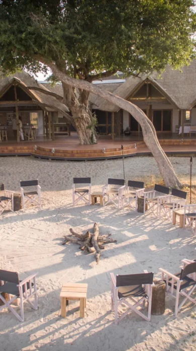Firepit, Kwando Splash Camp, Botswana