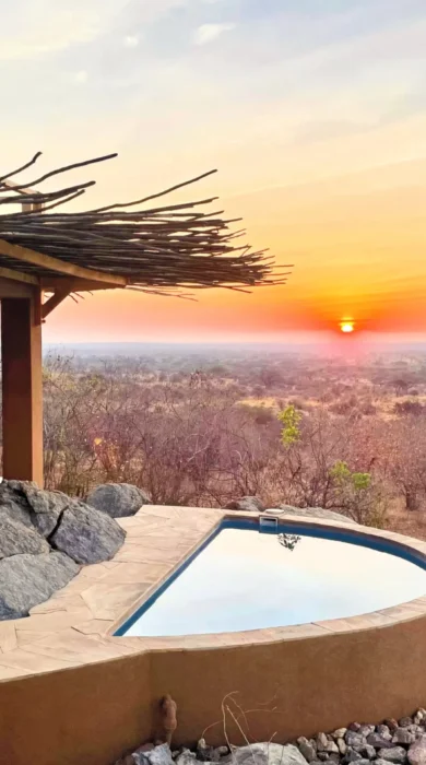 plunge pool, kichaka expeditions, ruaha national park, tanzania