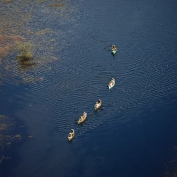 Canoe Trial, Selinda Explorers Camp, The Linyanti, Botswana