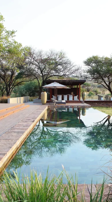 singita serengeti house tanzania pool deck