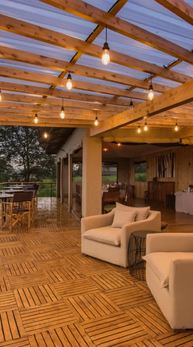 dunia camp main area tanzania yellow zebra safaris