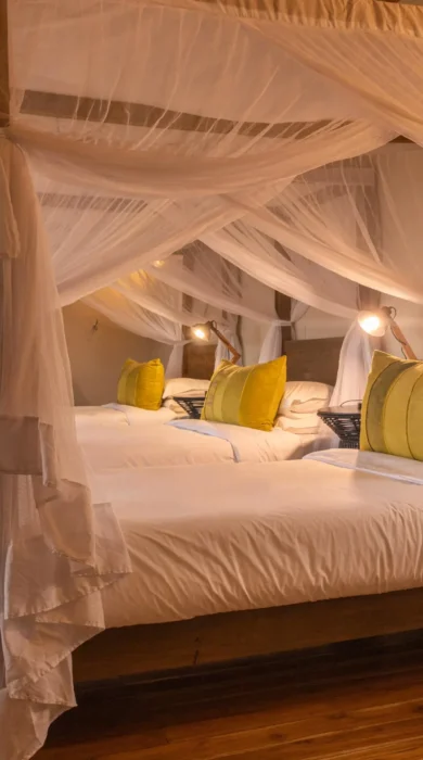 family room, sayari camp, the serengeti, tanzania