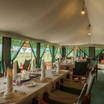 Dining, Nasikia Mobile Migration Camp, Serengeti, Tanzania
