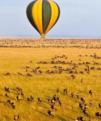 Hot Air Ballooning, Nasikia Mobile Migration Camp, Serengeti, Tanzania