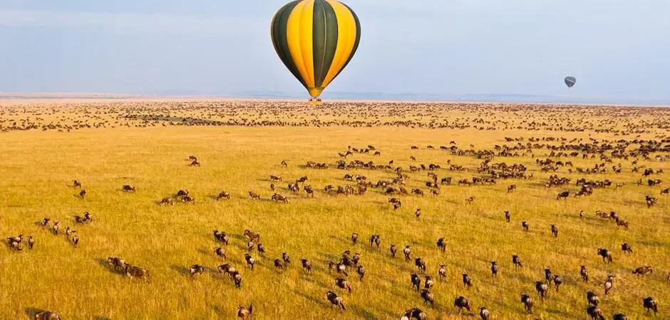 Hot Air Ballooning, Nasikia Mobile Migration Camp, Serengeti, Tanzania