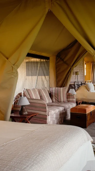 Serengeti Safari Camp joining family room