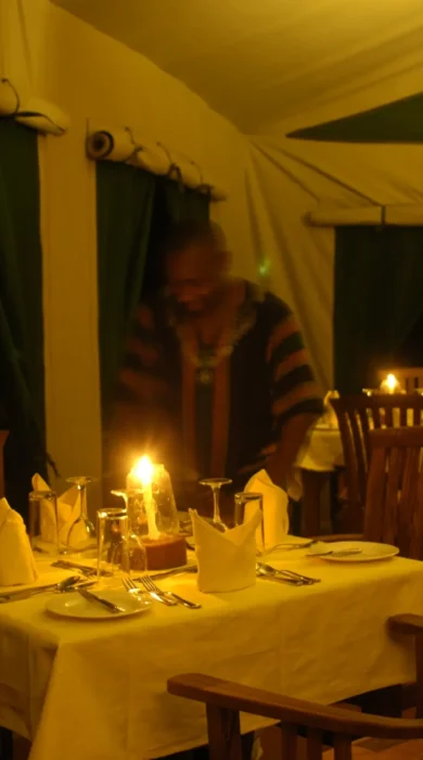 07 Dinning Tent by Night