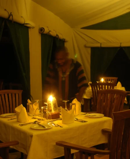07 Dinning Tent by Night