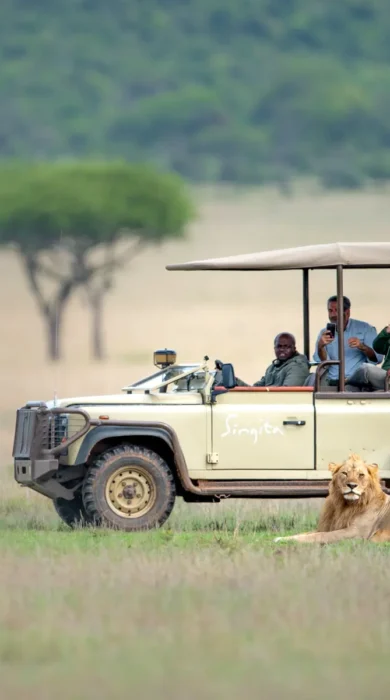 singita serengeti house tanzania game drive