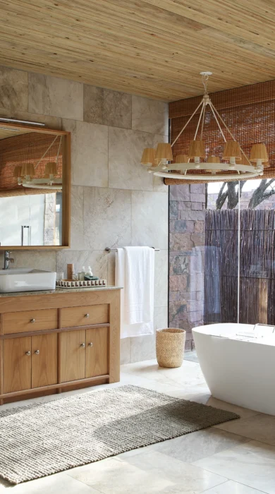 singita serengeti house tanzania bathroom