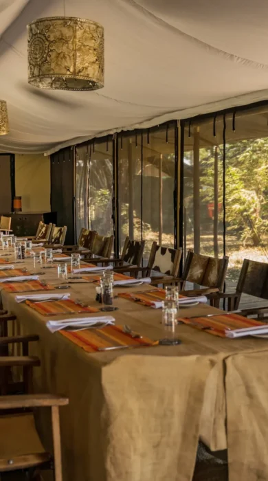Lemala Mara dining room
