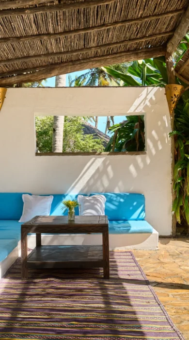 Lounge, Pole Pole Bungalows, Mafia Island, Tanzania